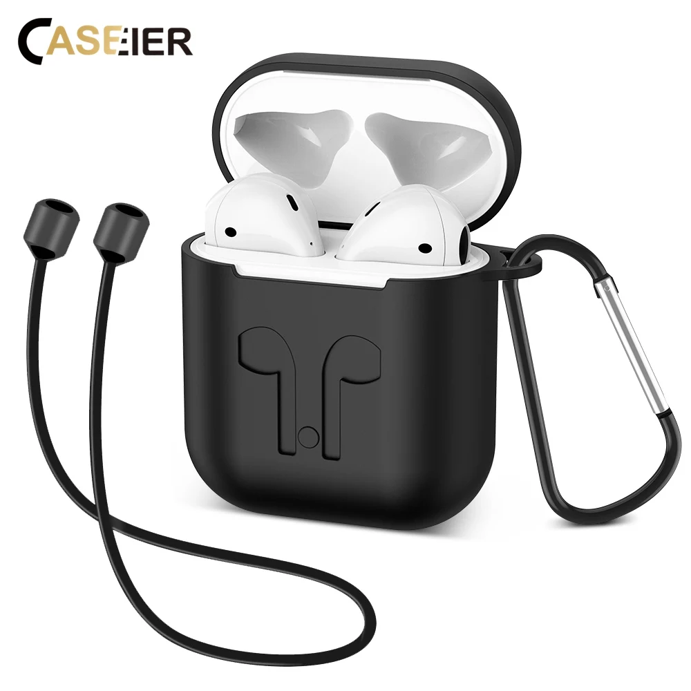 CASEIER чехол для наушников Apple AirPods Беспроводная Bluetooth сумка защитная коробка AirPod