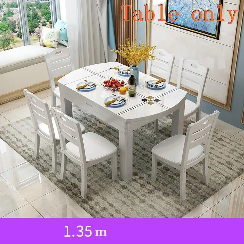 Sala Eet Tafel Escrivaninha Esstisch Tisch Pliante A Langer Juego Kitchen Wood Bureau Comedor Mesa De Jantar Dining Room Table
