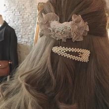 Модные украшения аксессуары для волос палочка, Шпилька для волос девушка сладкий элегантный Hairgrip жемчужная заколка оснастки заколка