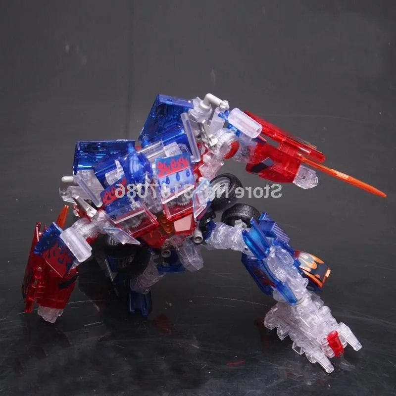 

Transformation Revenge Of The Fallen Movie Op Commander Tkr Transparent Leader Ko With Sound Light Effect Action Figure Robot