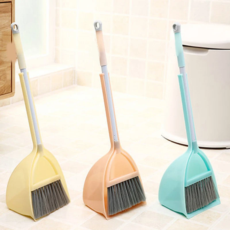 

None Kids Stretchable Floor Cleaning Tools Mop Broom Dustpan Play-house Toys Gift Children's housekeeping toy TOY cleaning game