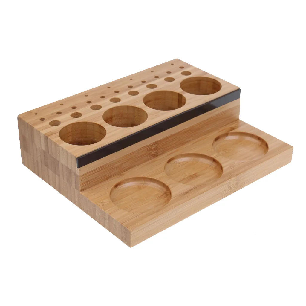 

Wooden Fly Tying Tool Caddy Fly Tying Tool Holder Storage Fishing Tools Bait Making Equipment 23x19x6.1cm