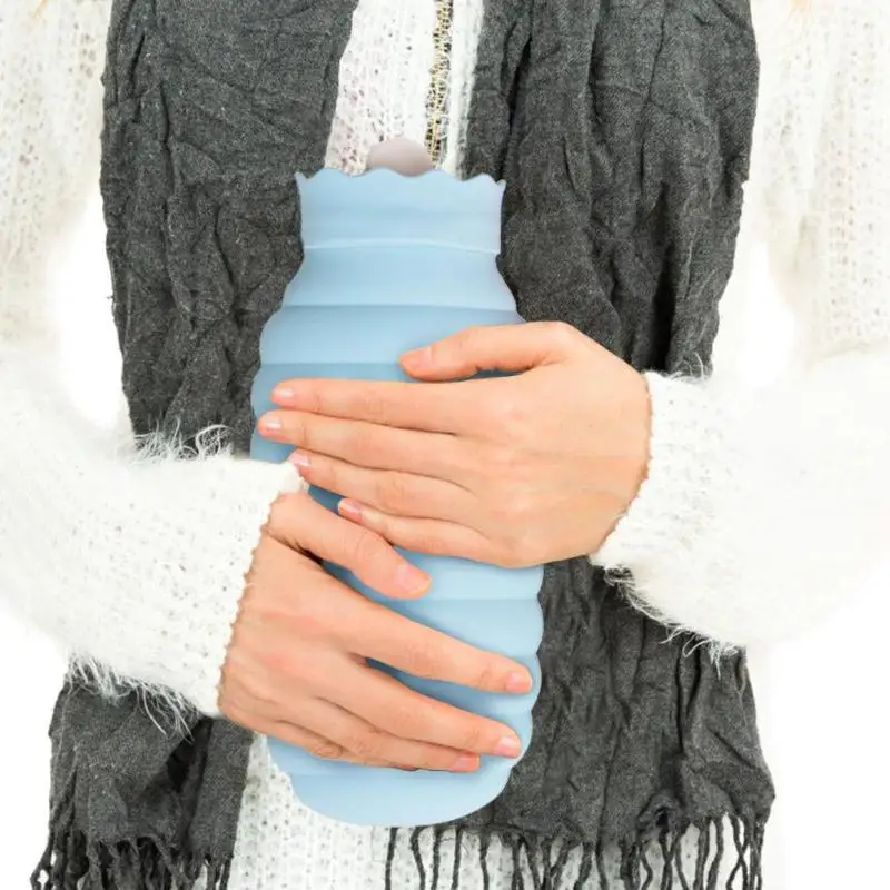 620ml Hot Water Bag Bottle Microwave Heating Leakproof Hot Water Bag