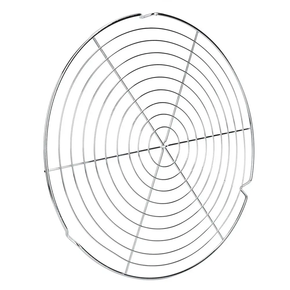 

Metal Round barbecue BBQ grill net meshes racks grid round grate Steam net Camping Hiking Outdoor Mesh Wire Net Tool Tool