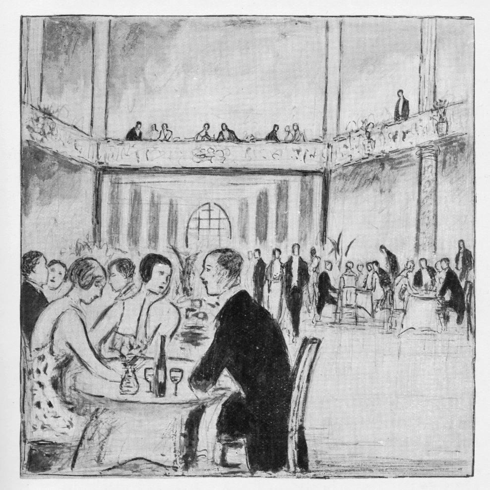 Sketch Of The Interior Ciro'S Club 1926 Poster Print By Mary Evans Jazz Age Collection (24 X 24) | Дом и сад