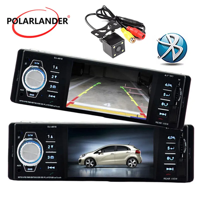 1 Din радио кассетный плеер 4 дюймов автомобильное MP3 MP5 HD Bluetooth Радио Аудио USB/SD/FM MP4