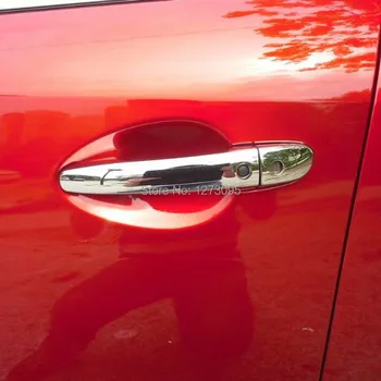 

Door Handle Cover Side Door Handle Protector Sticker For Mazda CX-9 CX9 CX 9 2017 2018 2019 ABS Chrome Car Styling Accessories