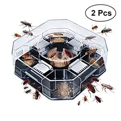 WINOMO 1 набор из 2 автоматических многоразовых ловушка для тараканов, домашняя коробка без загрязнения, эффективный таракан, ловушка для