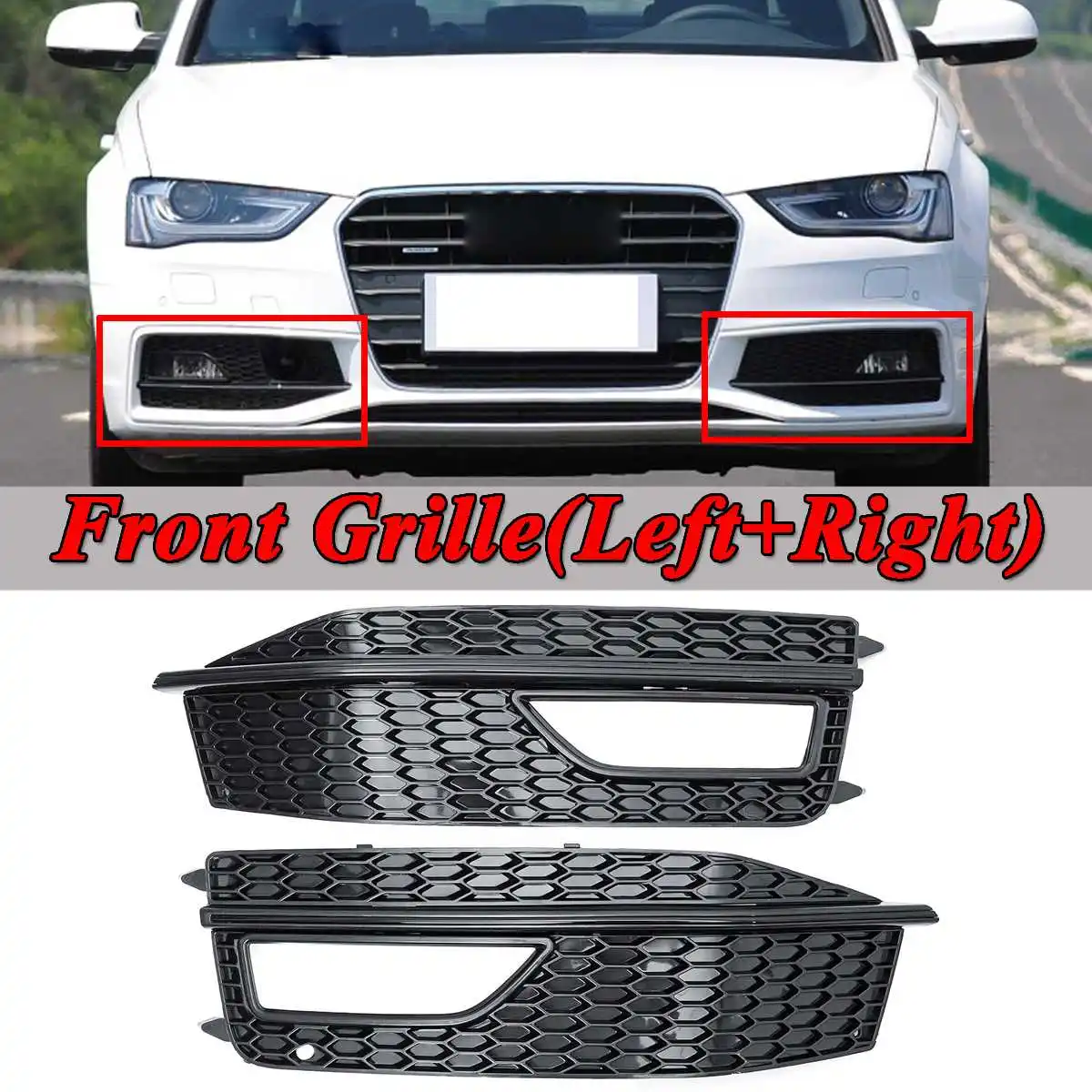 12mm Car Styling Chrome Hood Grille Grill Headlight Taillight Fog Light Trim