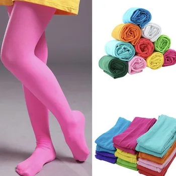 

10Pc/Lot Girls Kids Tights Cute Stockings Baby Soft Velvet Ballet Pantyhose Princess Knee 3-12Years