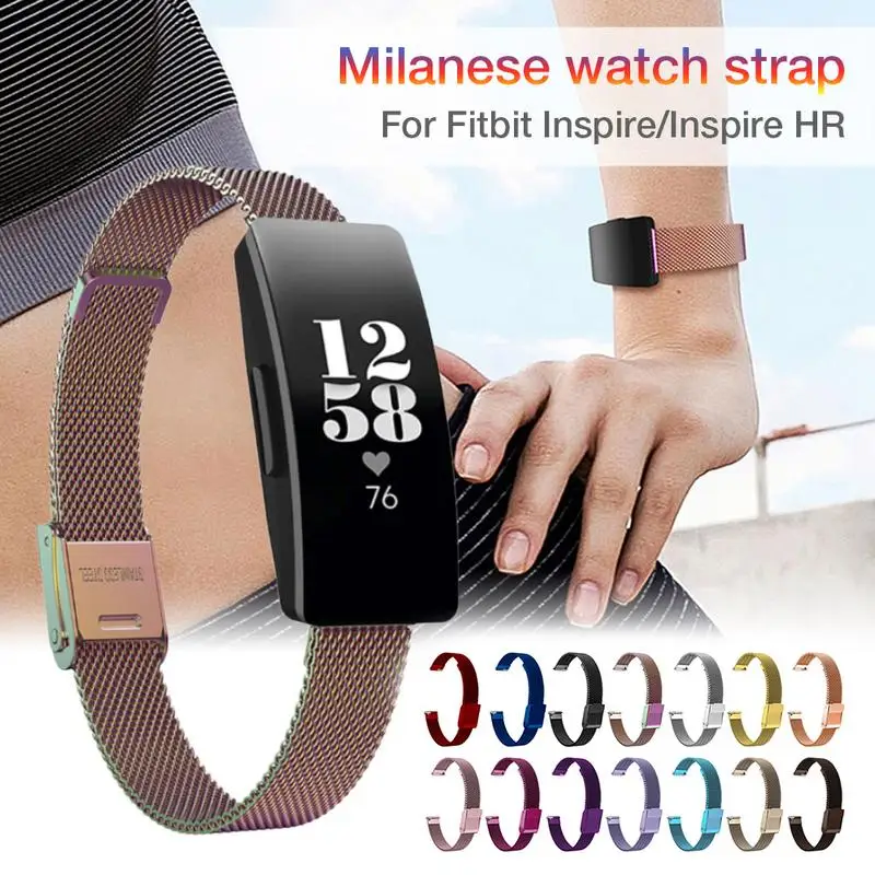 New Watch Band For Fitbit Inspire HR Activity Tracker Milanese