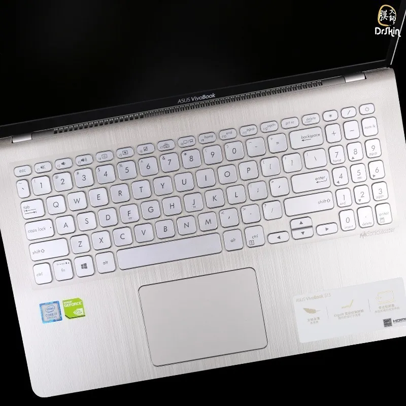  TPU keyboard protector cover film For Asus S2 S5300U 15.6 inch (With Numeric Keys) Waterproof Trans