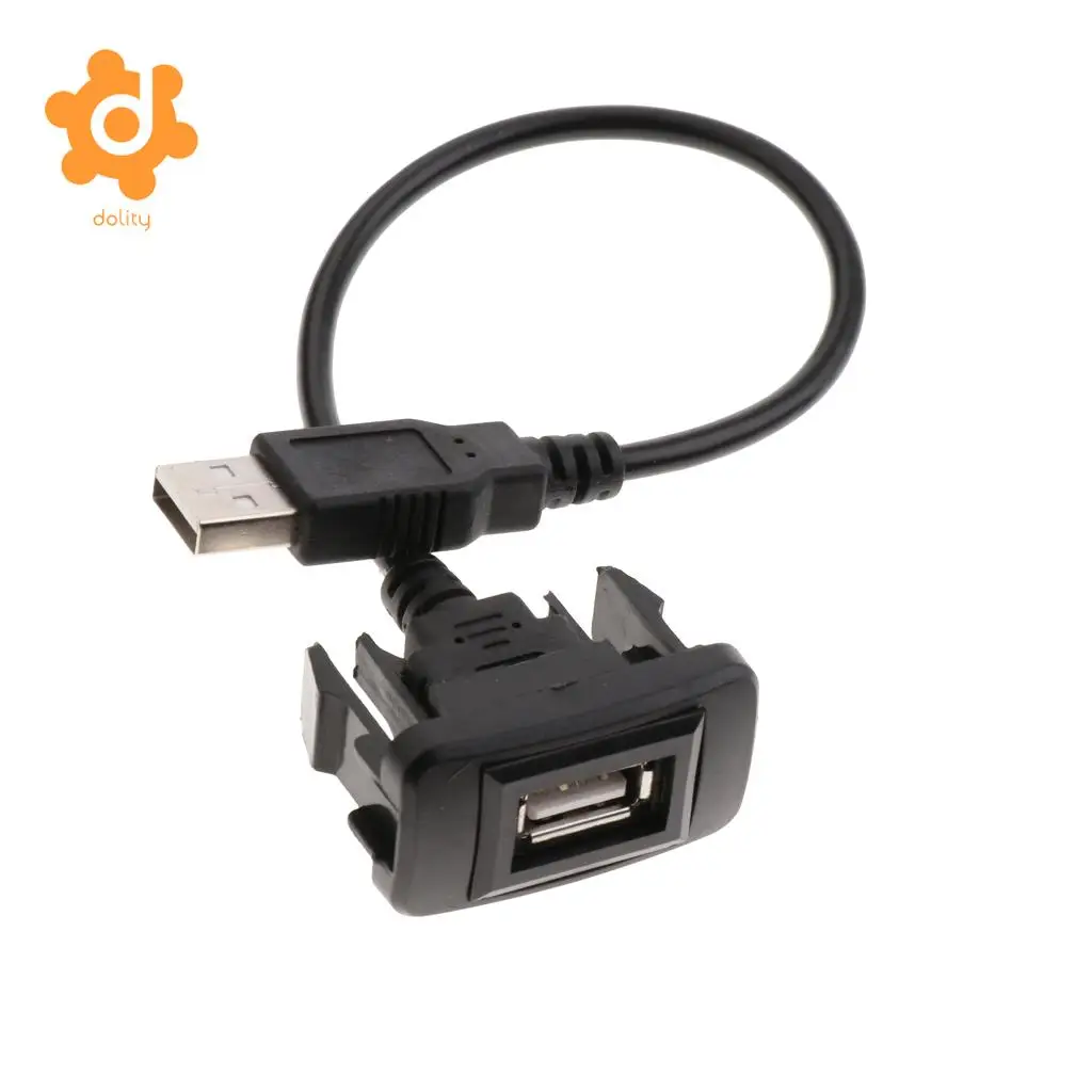 USB кабель 1 порт в гнездо для TOYOTA HILUX VIGO FORTUNER 2004 2012|Кабели адаптеры и разъемы| |