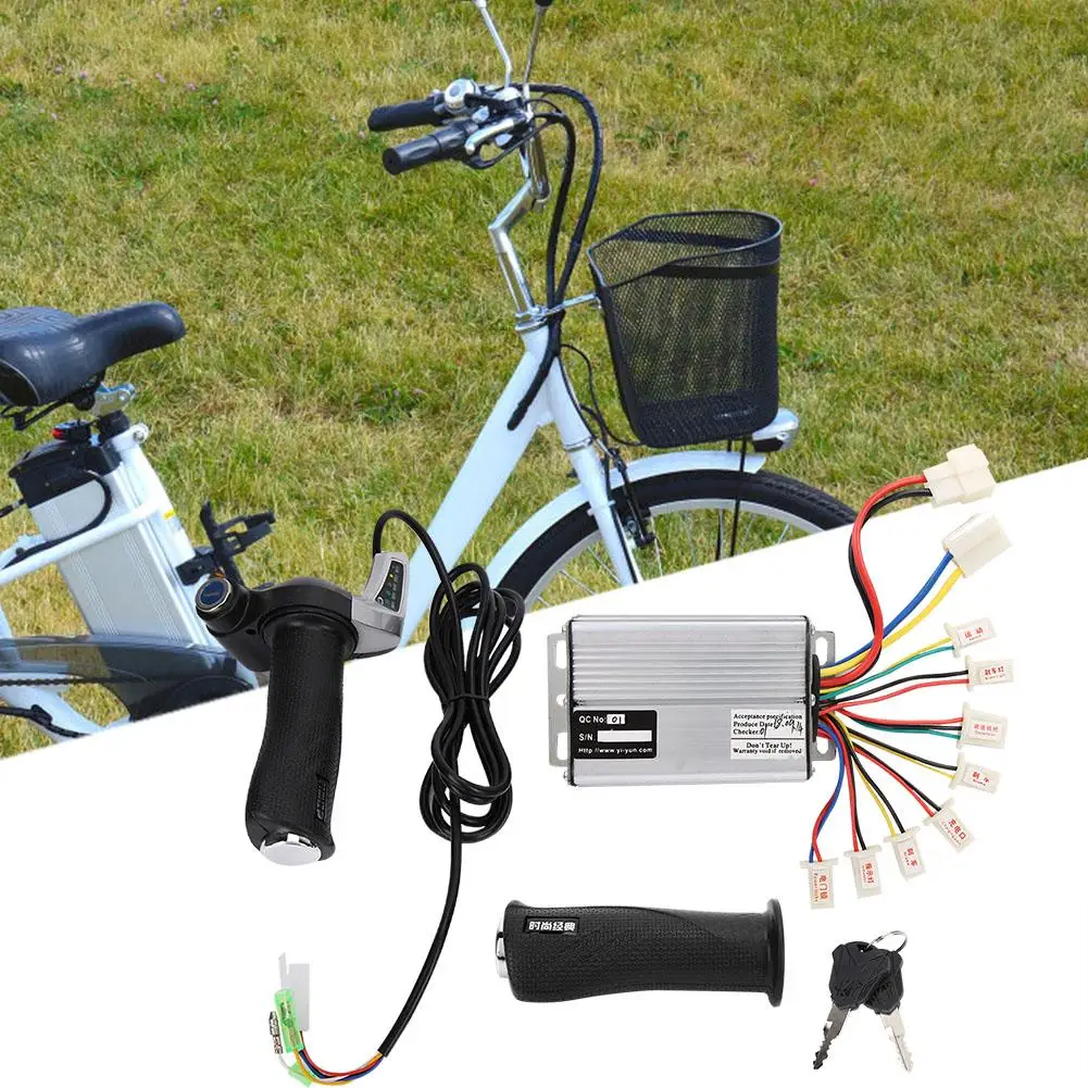 Clearance 1000W 36V 48V Brushed Speed Controller & Electric Bike Throttle Twist Grips with Lock Electric Bicycle Accessories 5