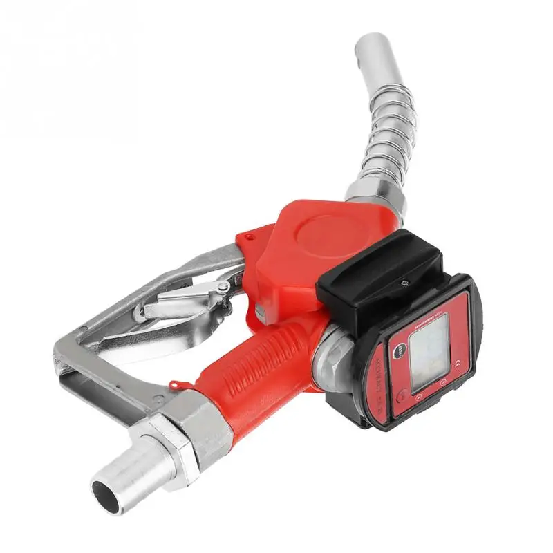 CDI026 1in Digital Flow Meter Fueling Nozzle Diesel Kerosene Gasoline