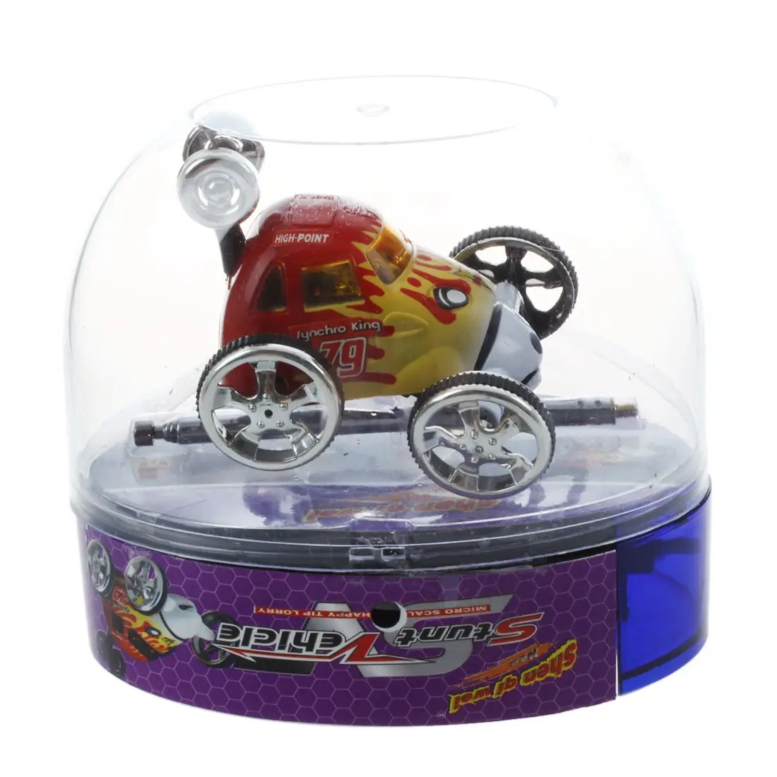 FBIL Mini Led RC 360 degree Wheelie Remote Control Stunt Car Toy