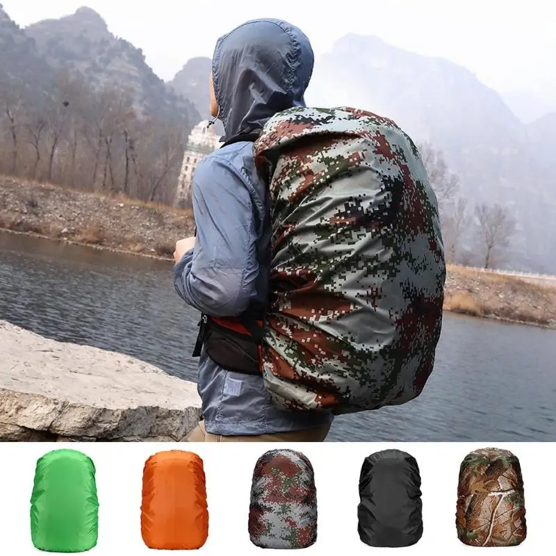 

45L Adjustable Waterproof Dustproof Backpack Rain Cover Case Portable Ultralight Shoulder Protect Outdoor Tools for Camping Bag