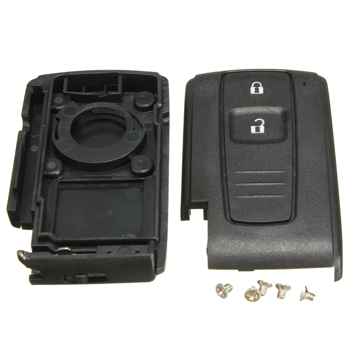 2 кнопки дистанционного ключа чехол для TOYOTA PRIUS COROLLA VERSO без/с лезвием TOY43 2004 2005 2006