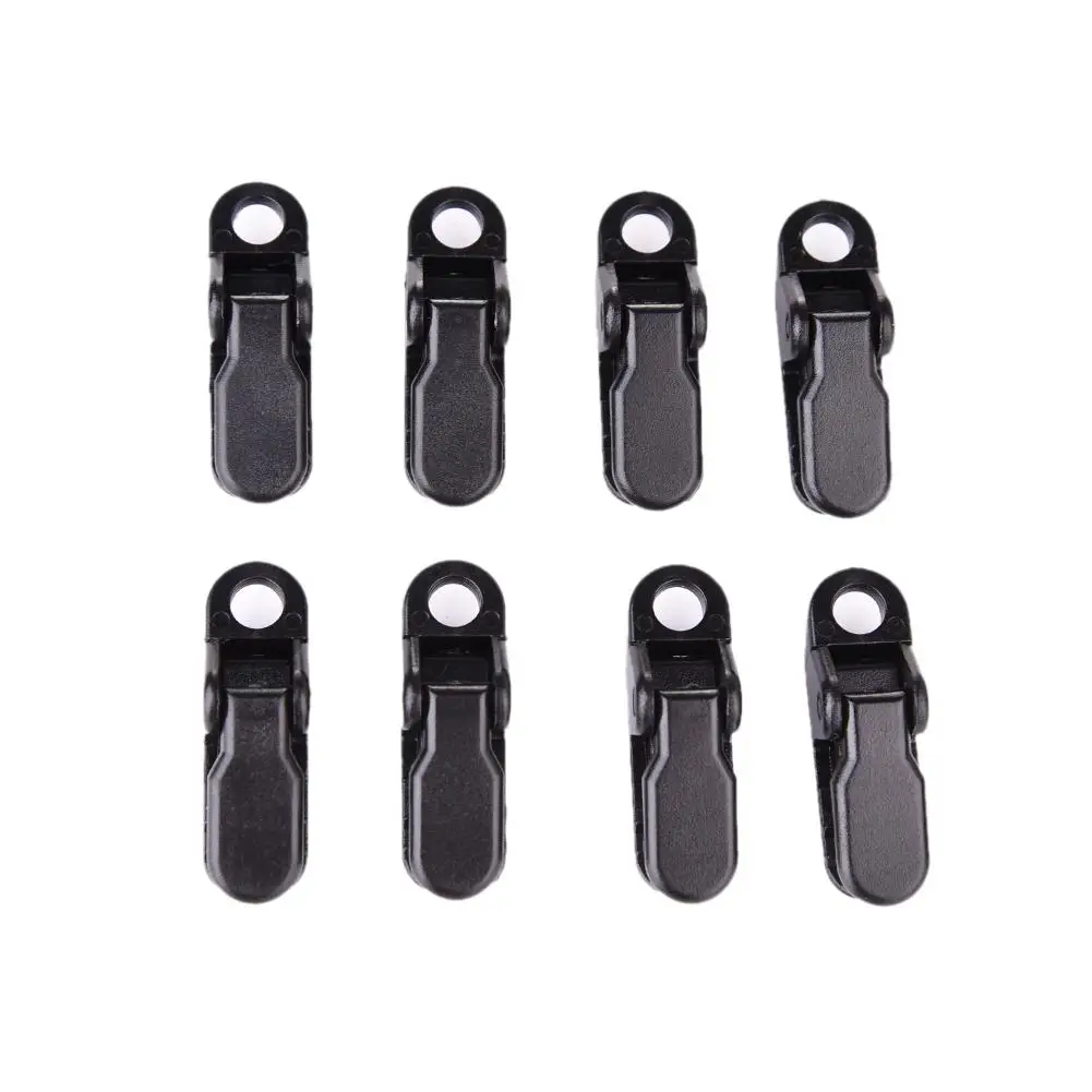 

8Pcs New Tent Alligator Clamp Outdoor Camping Canopy Hook Tent Windproof Practical Fixed Clip With Barb EDC Tools Portable