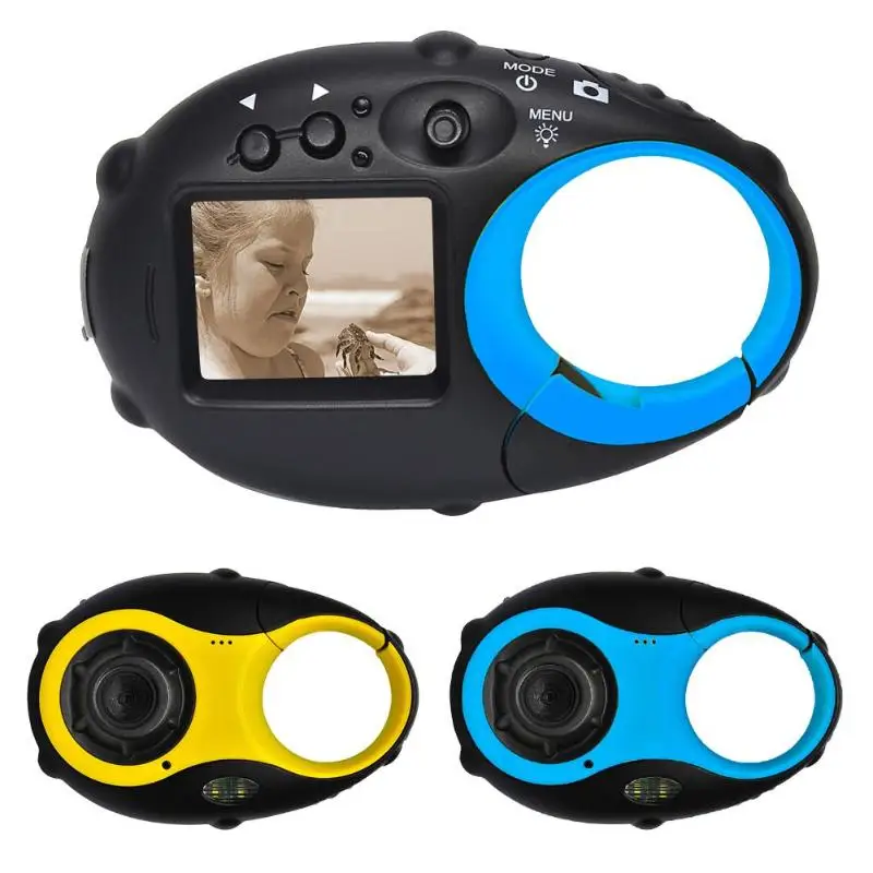 

1.5inch Kids Camera Small Peas 12MP Dust-Proof Shock-Absorbent Cartoon Mini Camcorder Video Recorder