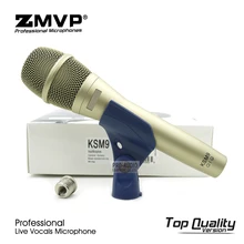 Одежда высшего качества KSM9 Профессиональный живой вокал динамический проводной микрофон для караоке Суперкардиоидная Podcast Microfono микрофон