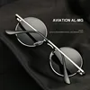 Polarized Vintage Retro Round Sunglasses Men Women Metal Frame Driving Sun Glasses Brand Designer Mirror Black Eyewear UV400 ► Photo 3/6