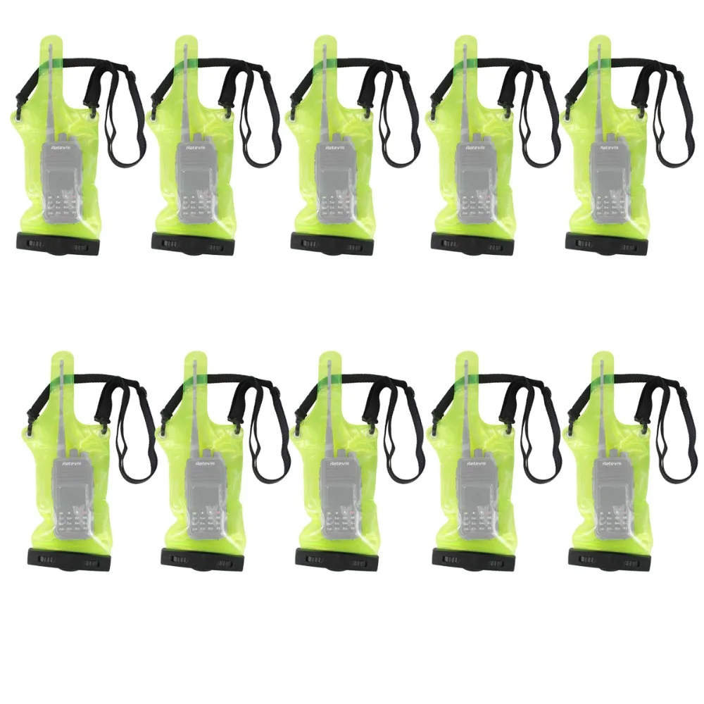 

Universal Waterproof Sets/Holster case holder for Ham Radio Hf Transceiver Amateur Radio Walkie Talkie J6309G 10pcs