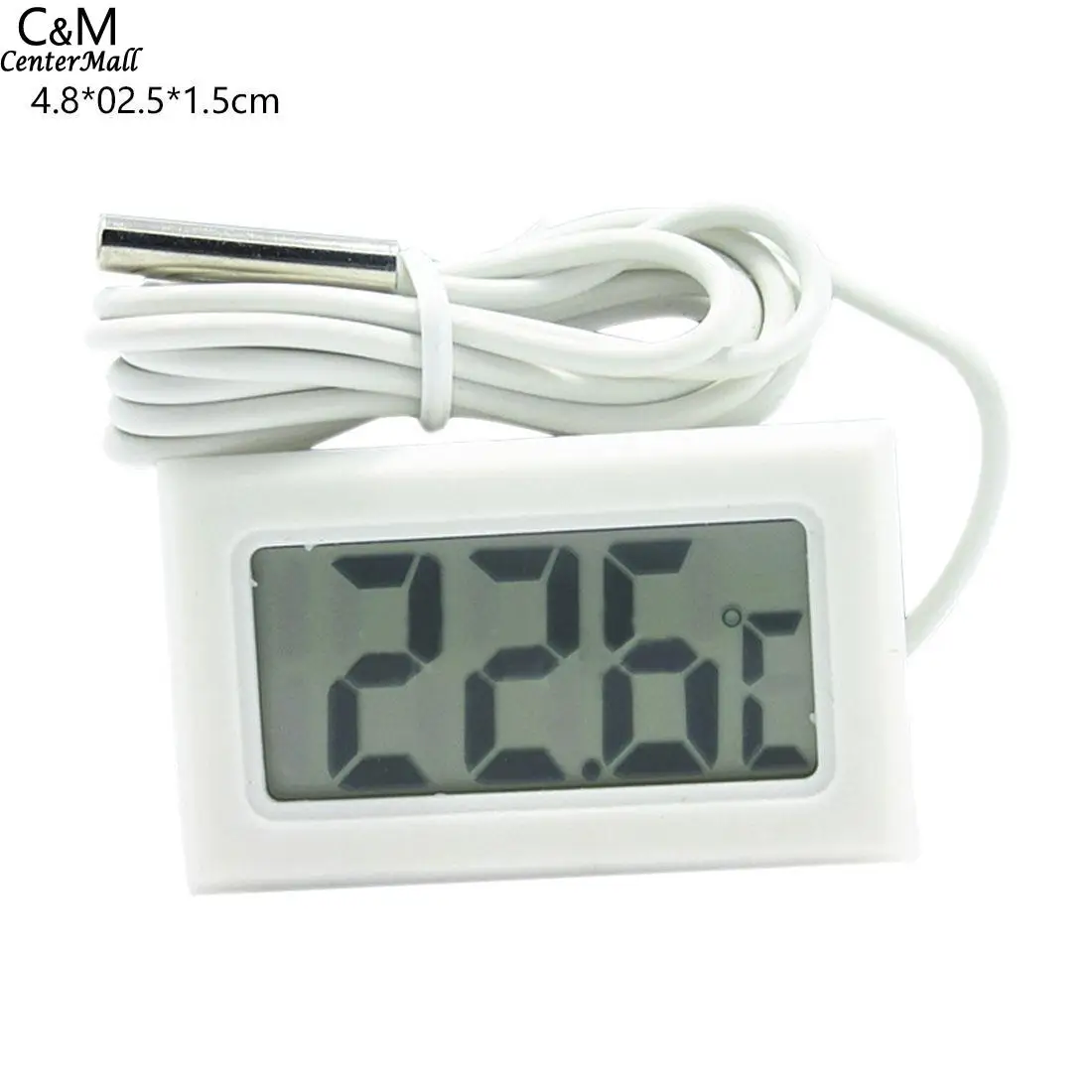 2017 Digital Freezers Black Quality Mini Thermometer High 1M Probe LCD