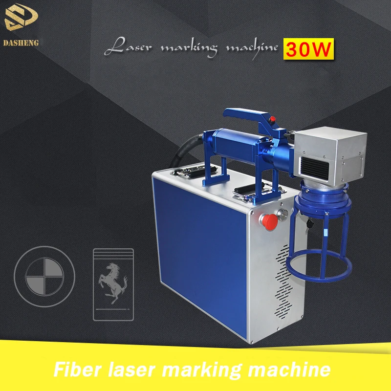 

High precision mini handheld laser fiber marking machine laser marker for metal name tag