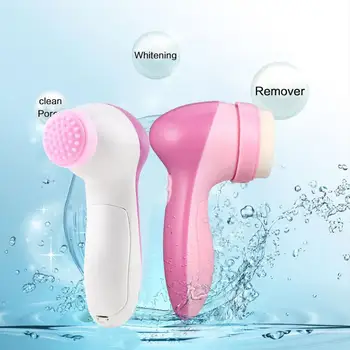 

Six-In-One Face Cleansing Instrument Facial Vibration Massager Without Battery