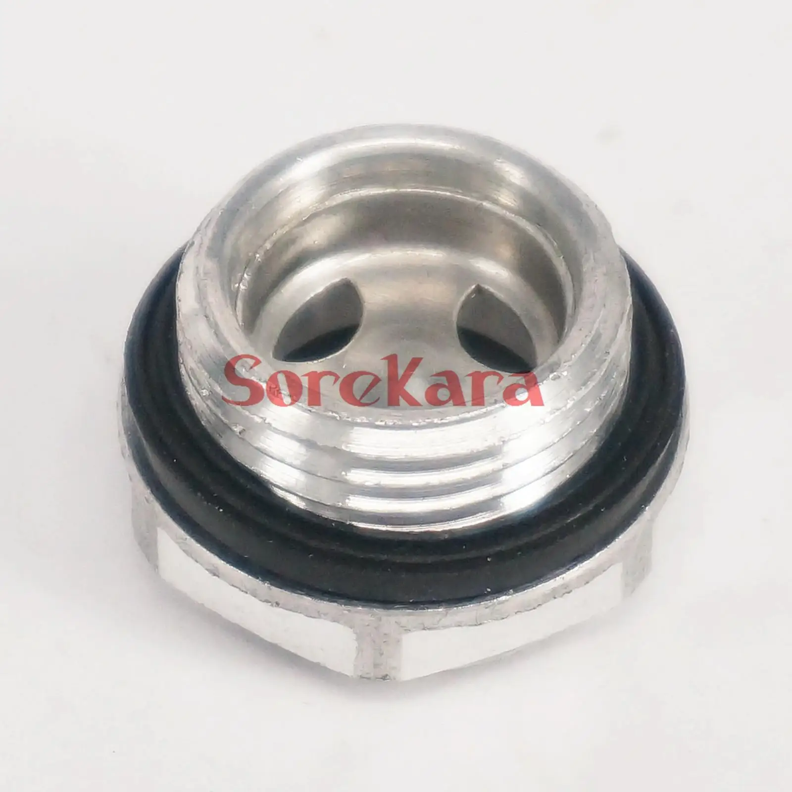 

1/4" BSPP Male Aluminum Oil Level Sight Glass Window Hex Head For Air Compressor Gearbox