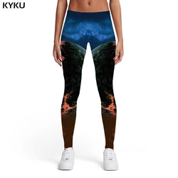 Kyku Galaxy Leggings Mujer Tierra Deporte Yinyang Spandex Vintage Sexy Impreso Pantalones para Mujer Leggings Pantalones Jeggings Moda Flaco Kyku Galaxy Leggings Mujer Tierra Deporte Yinyang Spandex Vintage Sexy Impreso Pantalones para Mujer Leggings Pantalones Jeggings Moda Flaco
