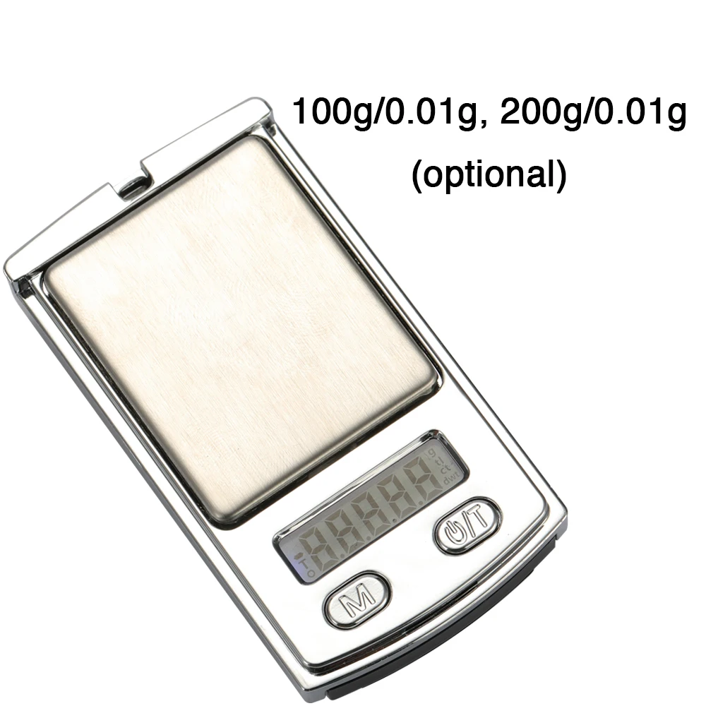 200g/100g 0.01g Portable Electronic Scale Digital Display Mini New