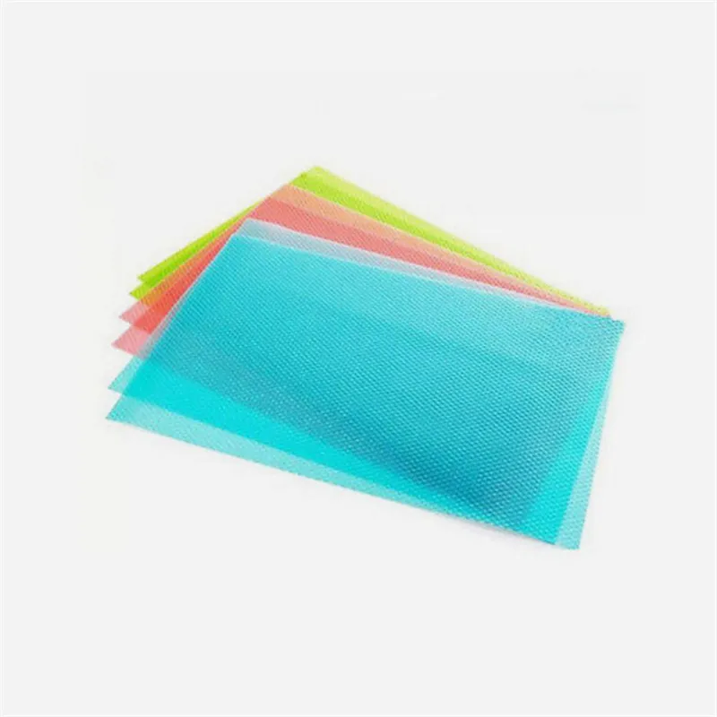 

4pcs Antibacterial Cuttable Refrigerator Pad Mildew Moistureproof Pad Mat