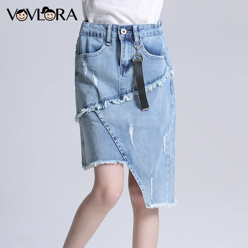 Fringed Ruched Asymmetric Girls Denim Skirts High Waist A Line Cotton Kids Jeans Skirts Children Clothes 9 10 11 12 13 14 Years Fringed Ruched Asymmetric Girls Denim Skirts High Waist A Line Cotton Kids Jeans Skirts Children Clothes 9 10 11 12 13 14 Years