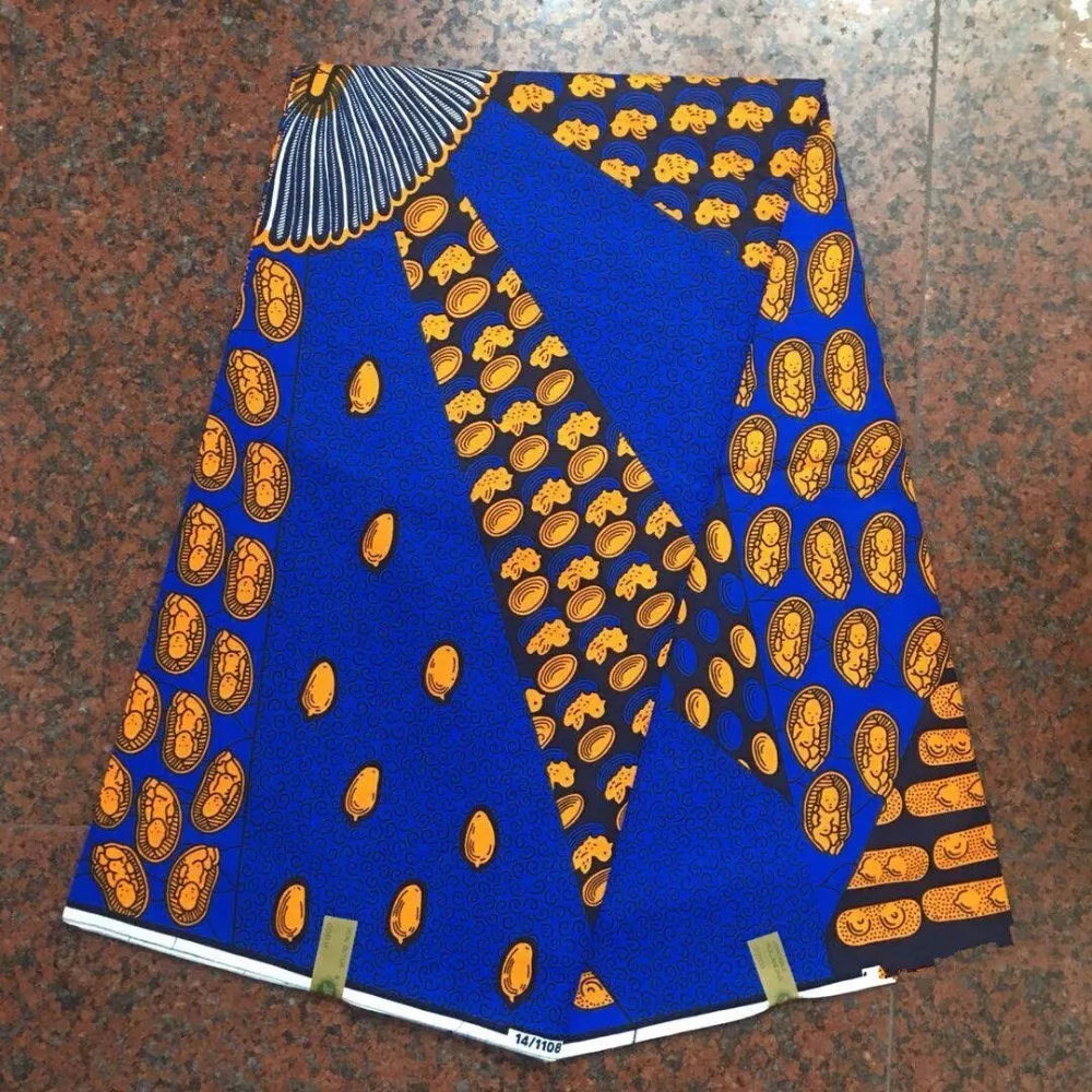 

Ankara African Wax Prints Fabric DutchNew Veritable High Quality African Real Veritable Dutch Wax Fabric 100 Cotton 6yards
