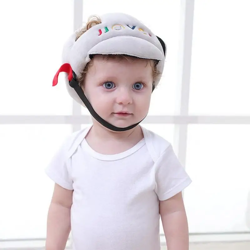 المضادة للتصادم سلامة الرضع طفل حماية لينة قبعة طفل خوذة واقية مكافحة السقوط رئيس غطاء رأس واقي للمشي طفل