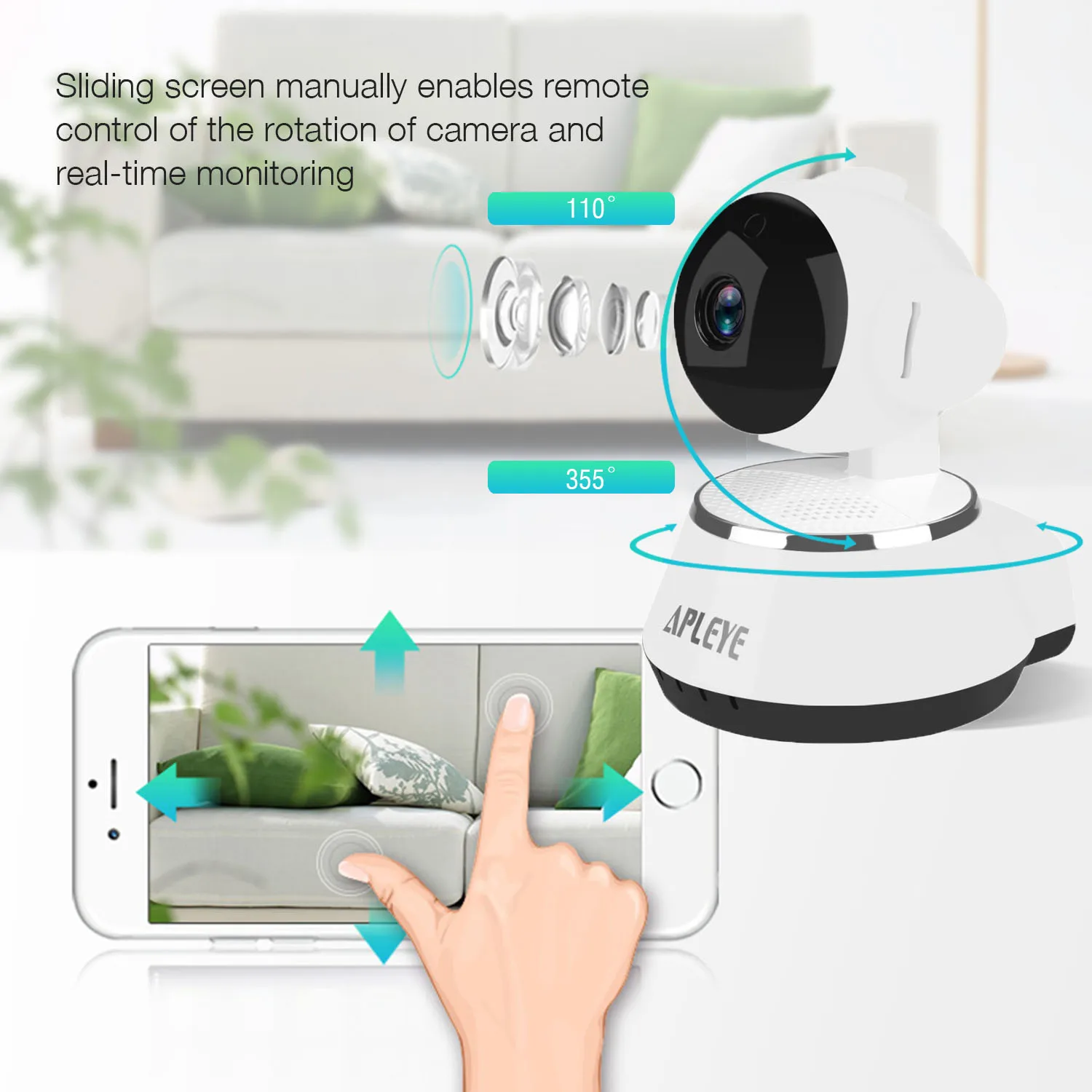 Беспроводная камера видеонаблюдения 2 МП Wi Fi 1080P IP 4G ИК подсветка ночное видение