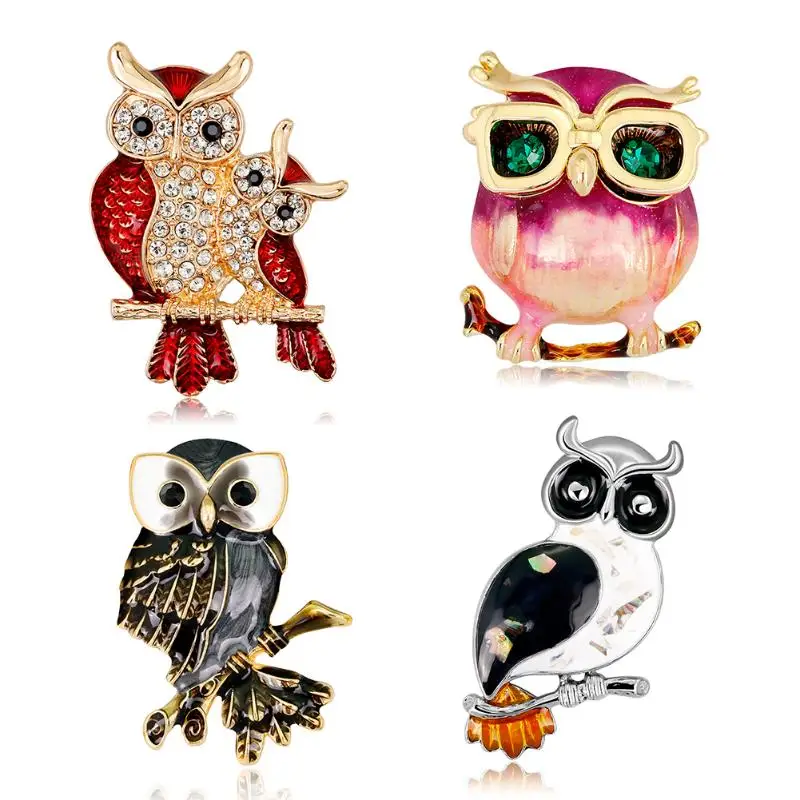 

Fashion Bird Brooches Resin Animal Pins Badges Jewelry Wedding Accessories