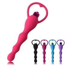 Man Prostate Vibration Toy Silicone Waterproof G Point Stimulate Massager Anal Vibrator SN-Hot