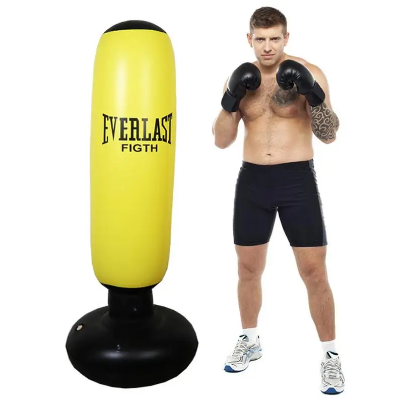 

Inflatable Boxing Bag PVC Thickening Boxing Pillar Tumbler Fight Column Punching Bag Heavy Tower Bag Fitness Accessories Adults
