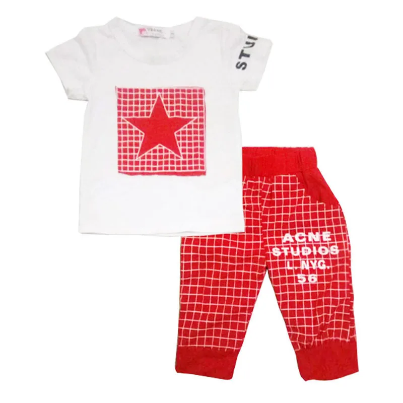 Hot Sale Baby Boy Clothes Summer Kids Clothes Sets T-shirt+pants Suit Star Printed Clothes Newborn Sport Suits Hot Sale Baby Boy Clothes Summer Kids Clothes Sets T-shirt+pants Suit Star Printed Clothes Newborn Sport Suits
