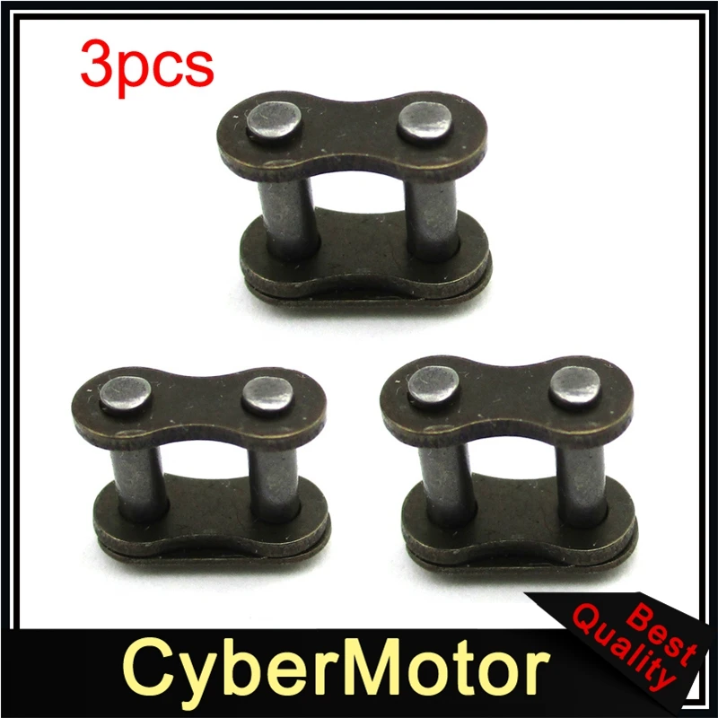 3x 25H Chain Spare Master Link For 2 Stroke 33cc 43cc 47cc 49cc Kids