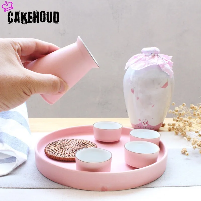 Керамическая графин CAKEHOUD в японском стиле простая чашка Саке с набором бутылок