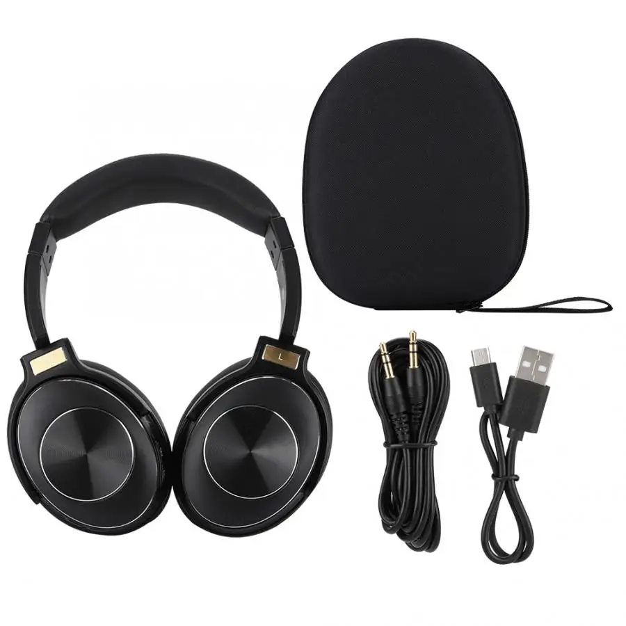 

Headphone 50-hour Play BT Stereo Headphones Noise Reduction Wireless BT Headset 10m BT Distance Auriculares