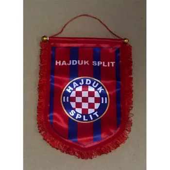 

Flag of Croatia HNK Hajduk Split 30cm*20cm Size Double Sides Christmas decorations Hanging Flag Banner Gifts