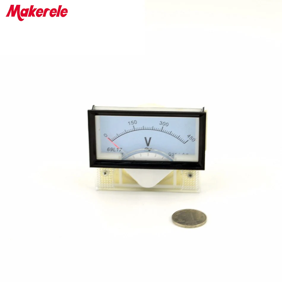 

New Arrivals AC 69L17(450V) Analog Voltmeter Analog Panel Volt Meter Voltage Tester Charger Doctor Voltimetro Diagnostic-tool