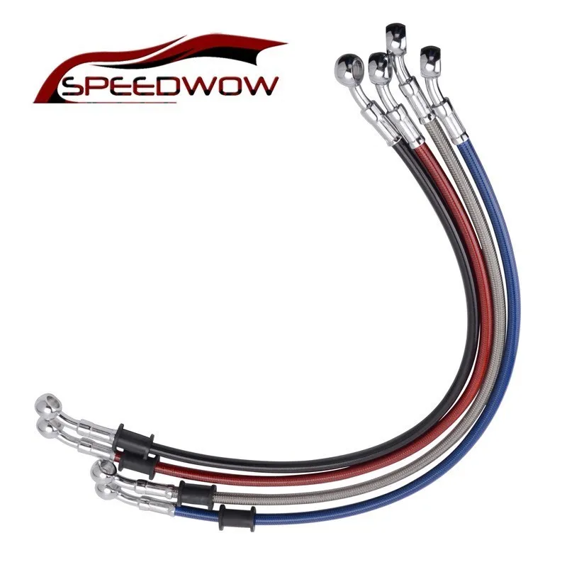 SPEEDWOW PTFE топливный/Топливный шланг 28 градусов фитинги Комплект адаптера для конца