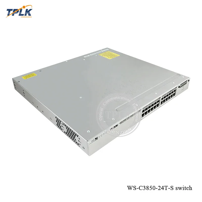 Высокое качество C WS-C3850 коммутатор серии WS-C3850-24T-S VLAN коммутатор гигабитная сеть уровня 3 SFP коммутаторы