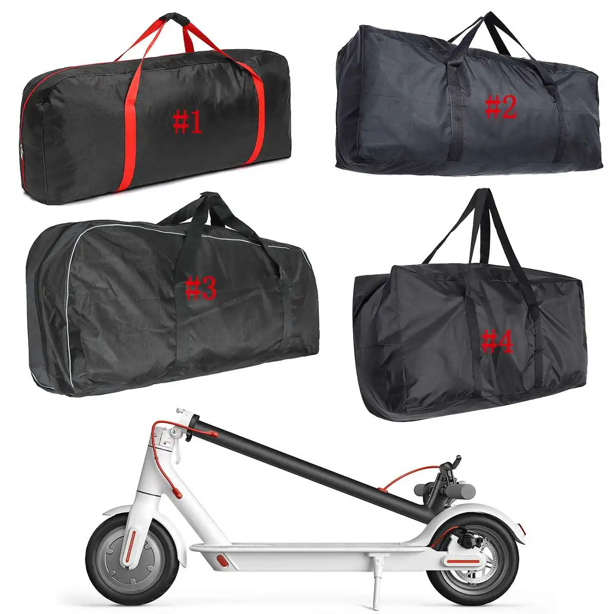 4 حجم سكوتر تحمل الجبهة السرج حقيبة حمل الحيوانات الأليفة سلة ل Xiaomi Mijia M365 سكوتر أجزاء الكهربائية لوح التزلج الدراجة تخزين يد